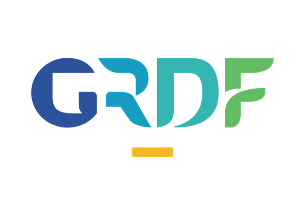 Logo GRDF, gestionnaire du réseau de distribution de gaz